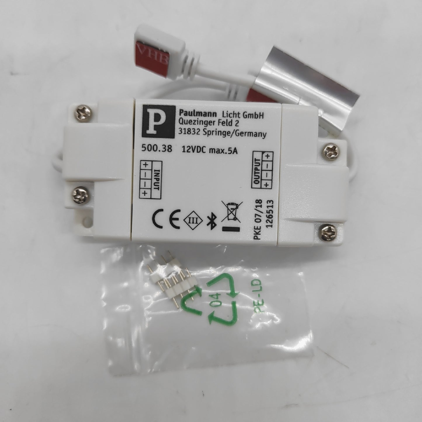 Paulmann Schaltdimm Controller Beleuchtung 50038 Smart Home Bluetooth für LED Steuerung max 60W 12V