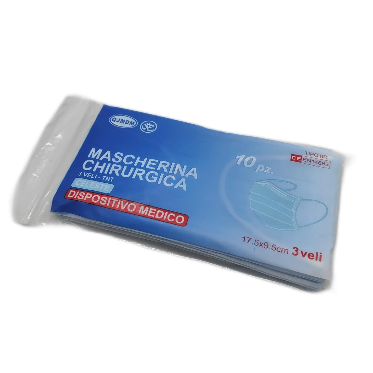 StoneStone Medical100 OP Masken Typ IIR EN14683 3 lagig BFE 98 Prozent Mundschutzspritzfest verstellbarer Nasenbuegel 100 Stueck