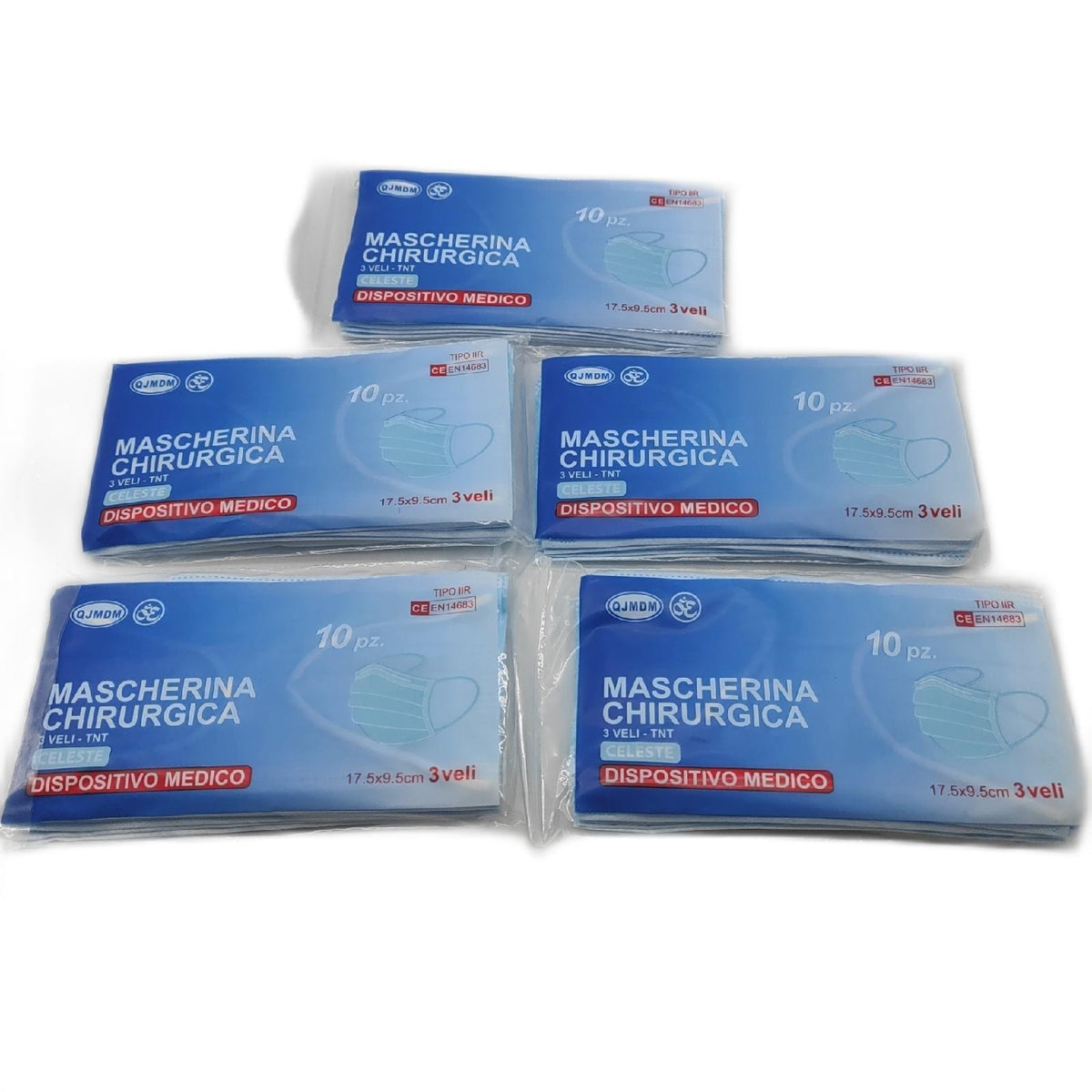 StoneStone Medical100 OP Masken Typ IIR EN14683 3 lagig BFE 98 Prozent Mundschutzspritzfest verstellbarer Nasenbuegel 100 Stueck