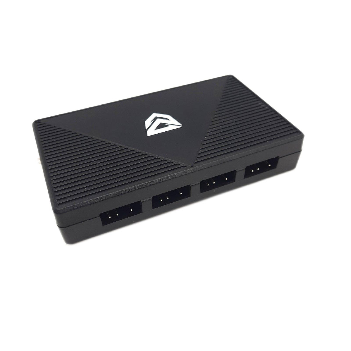 Nfortec - Controller ARGB  Magnetische Klemme  6 Ports  PWM Steuerung  Fernbedienung  Schwarz