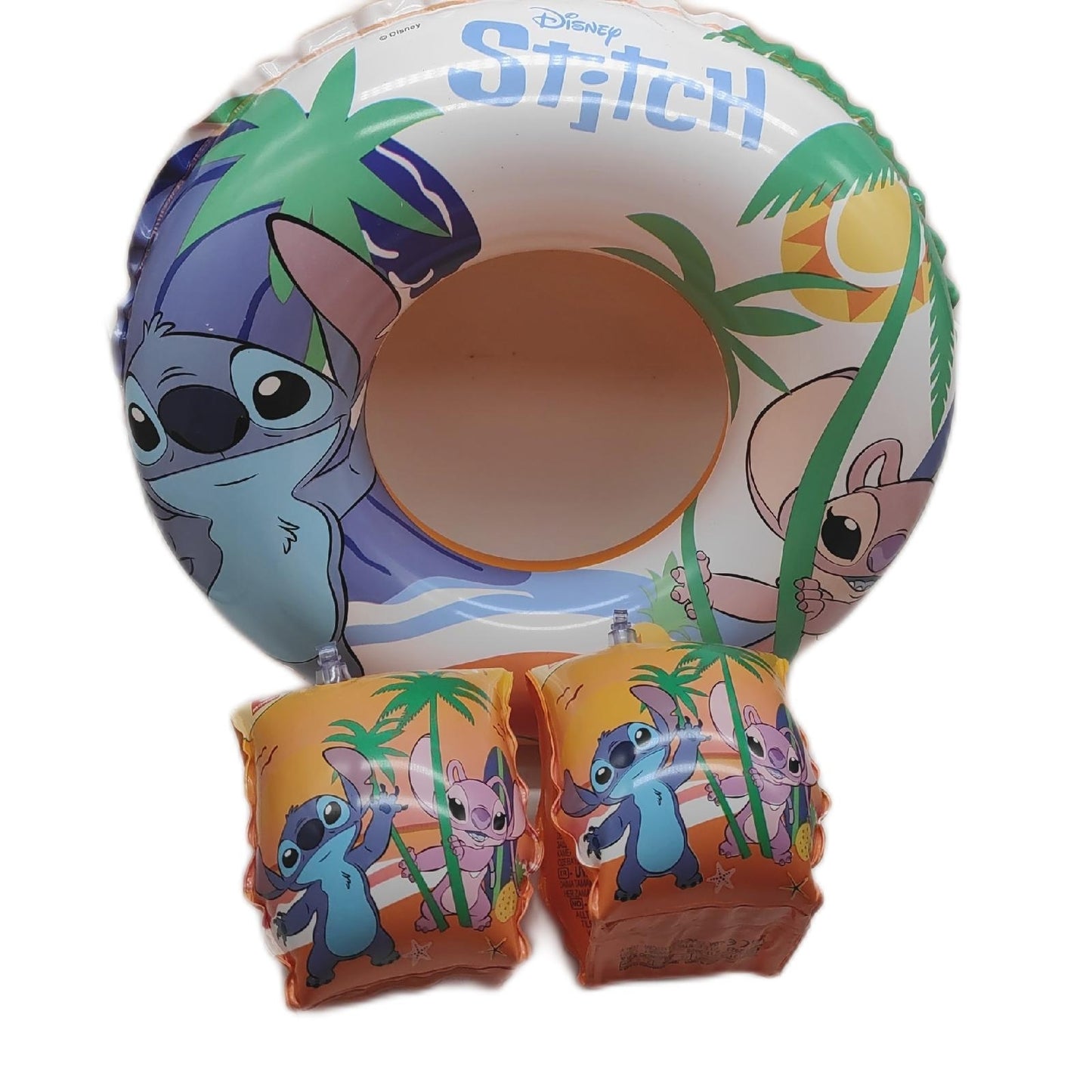 Ice Toys Schwimmbadset Wasserspielzeug Kinder Donut mit Armlehnen Spaß am Wasser Sommer