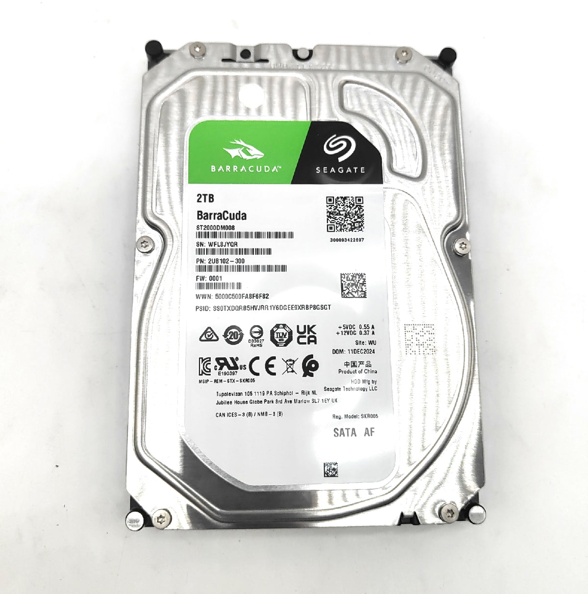 Seagate interne Festplatte HDD Speichermedium 2 TB 3 5 Zoll 540