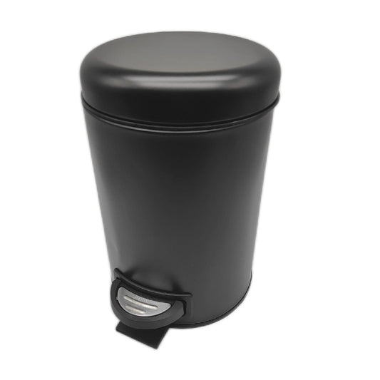 WENKO Kosmetik Treteimer Leman 3 l Schwarz Delle siehe Foto