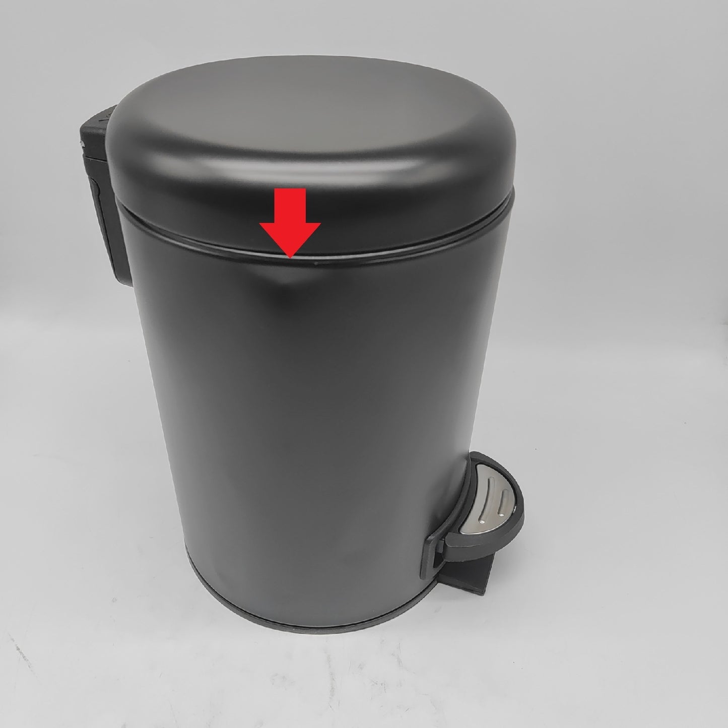 WENKO Kosmetik Treteimer Leman 3 l Schwarz Delle siehe Foto