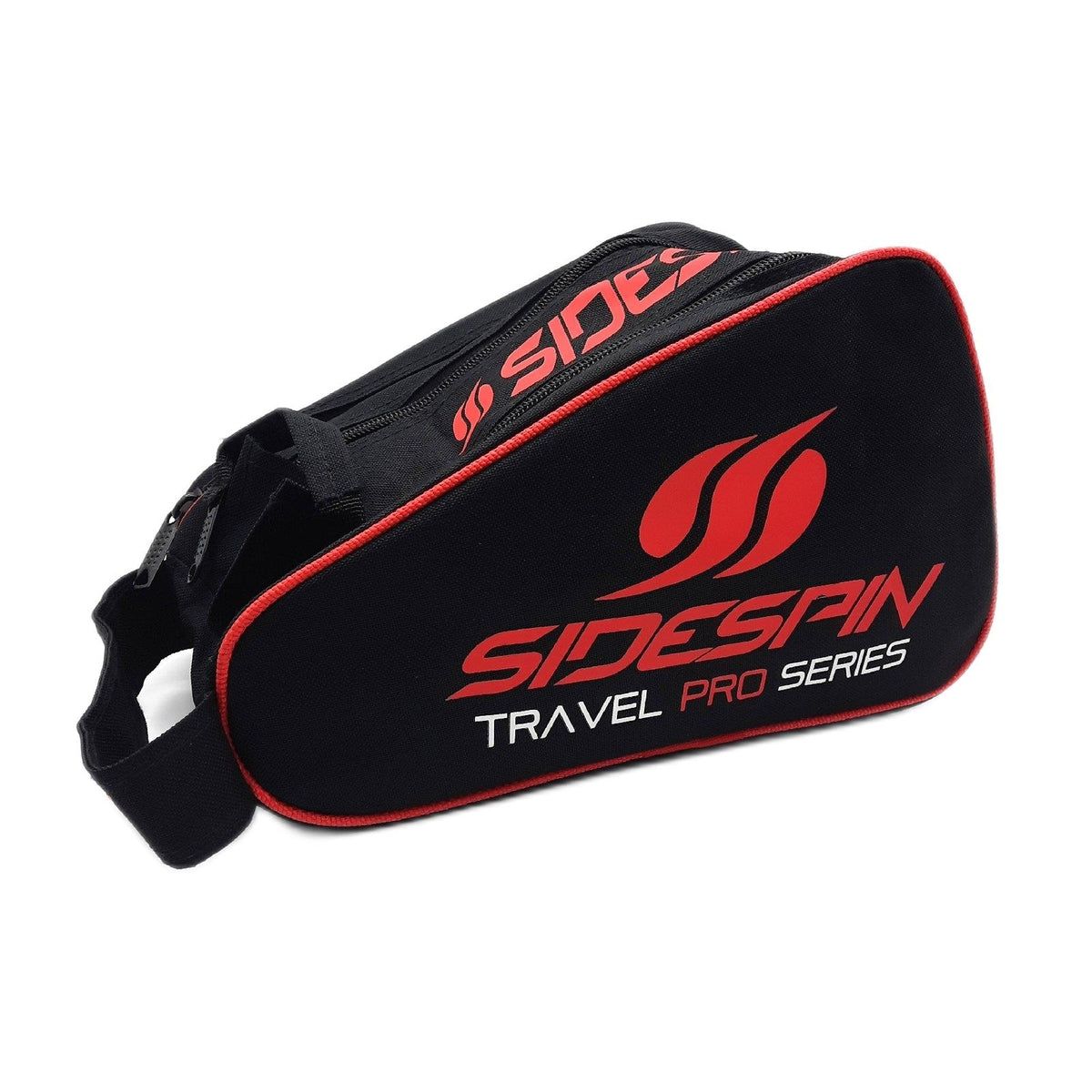 SideSpin - Reisetasche Travel Pro Series schwarz/rot  kompakte Größe von 26 x 13 x 14 cm  für Padel