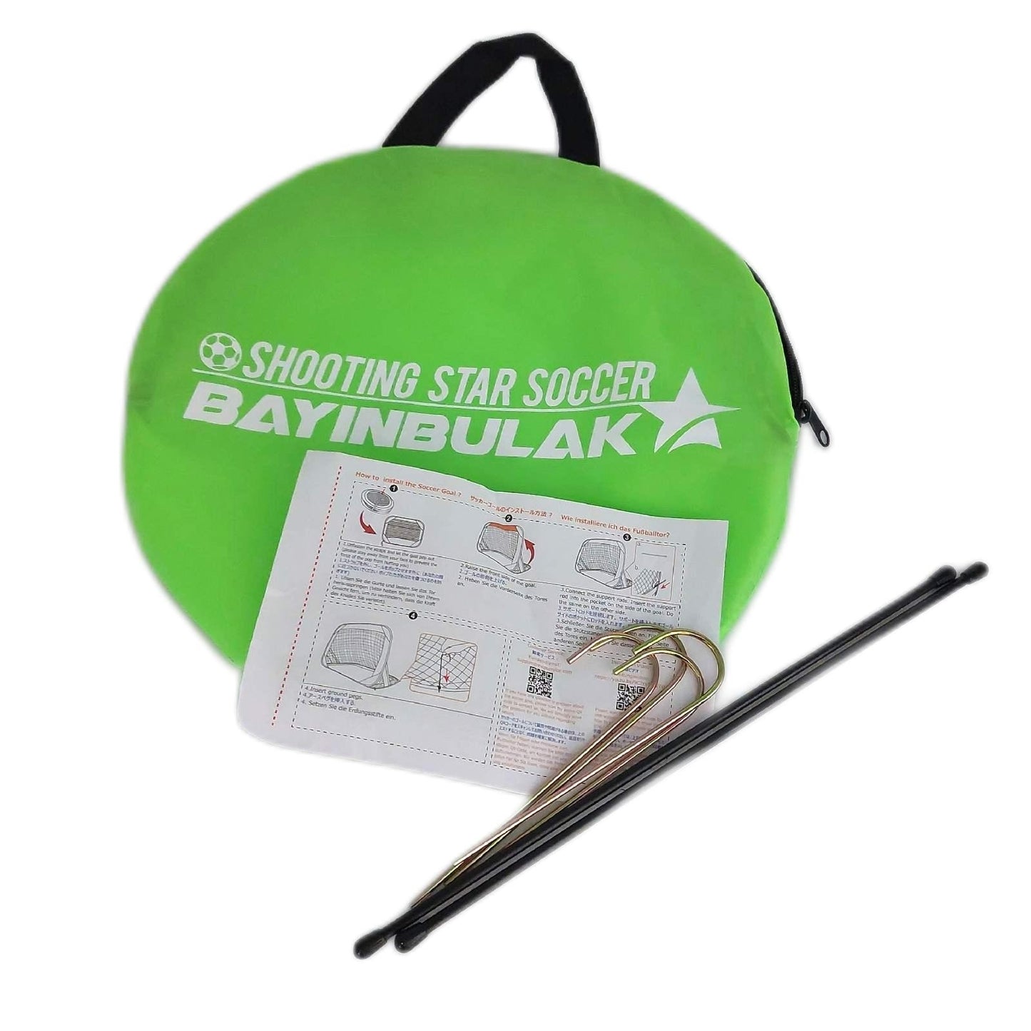 BAYINBULAK Fußballtor Mini Sport Spiel Training Kinder Spaß Ice Team