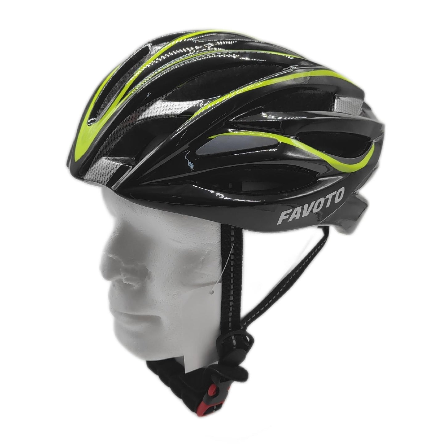 Favoto Fahrradhelm Rennradhelm Sportausrüstung Belüftet Aerodynamisch Radfahren Sicherheit