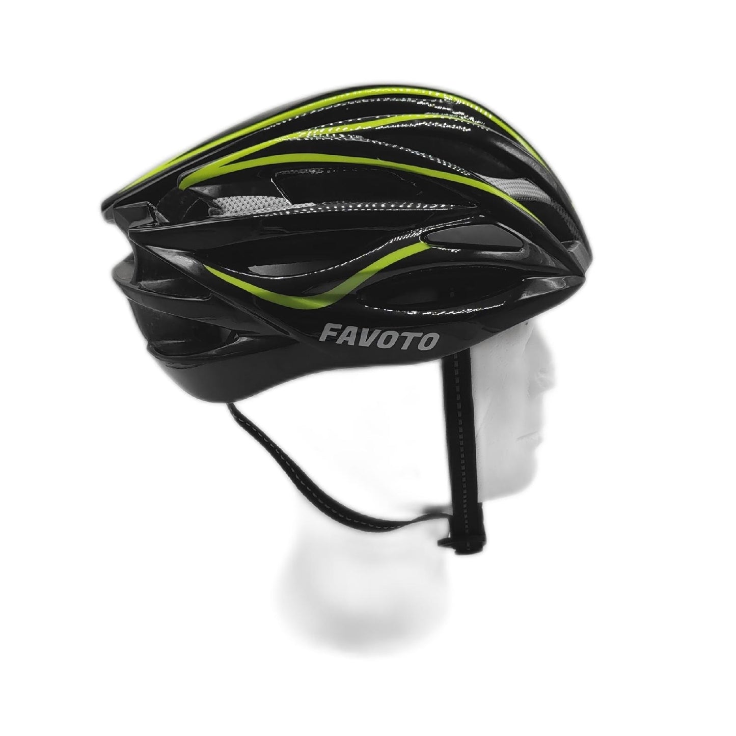 Favoto Fahrradhelm Rennradhelm Sportausrüstung Belüftet Aerodynamisch Radfahren Sicherheit