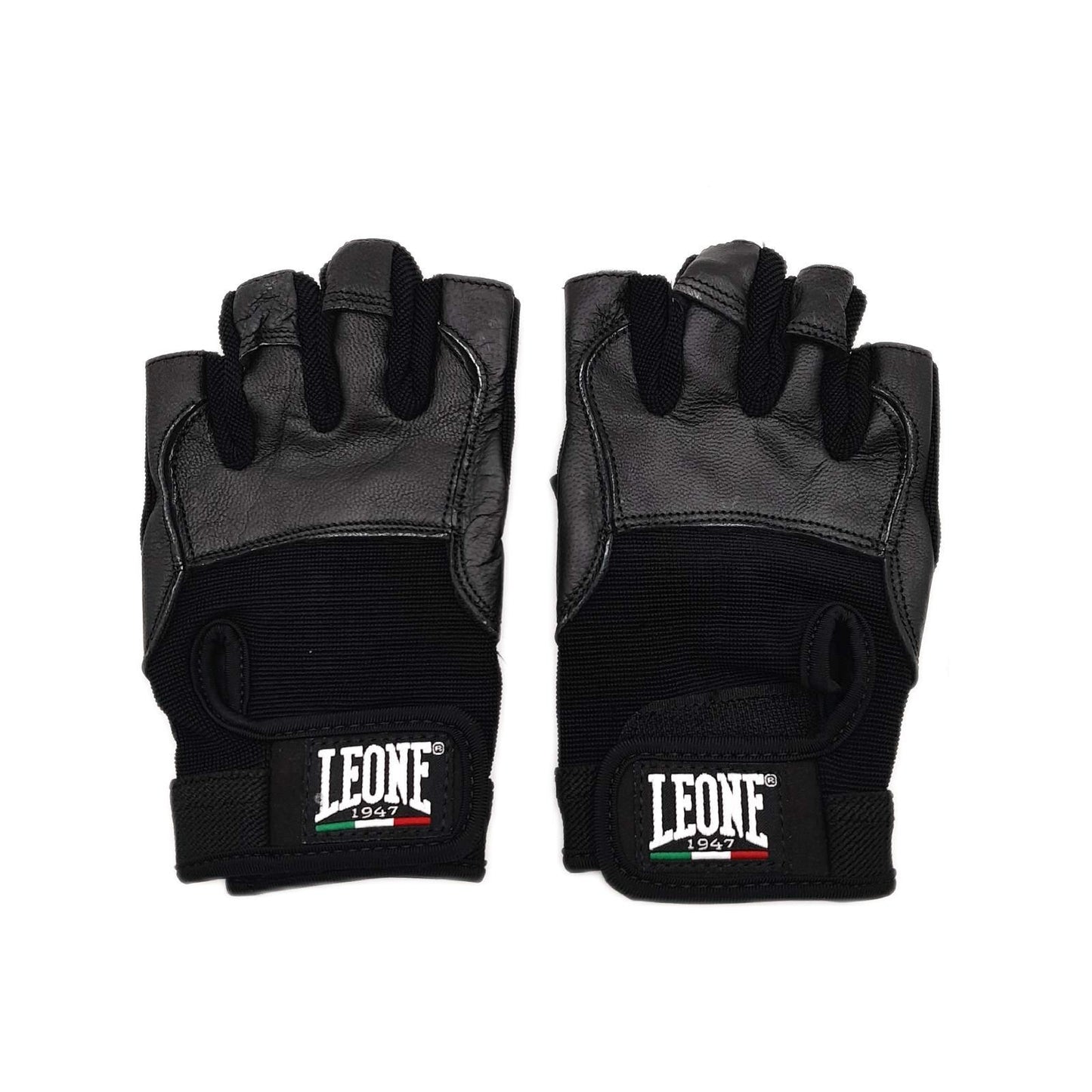 LEONE 1947, Gymnastikhandschuhe, Unisex-Erwachsene, Schwarz, S, AB713