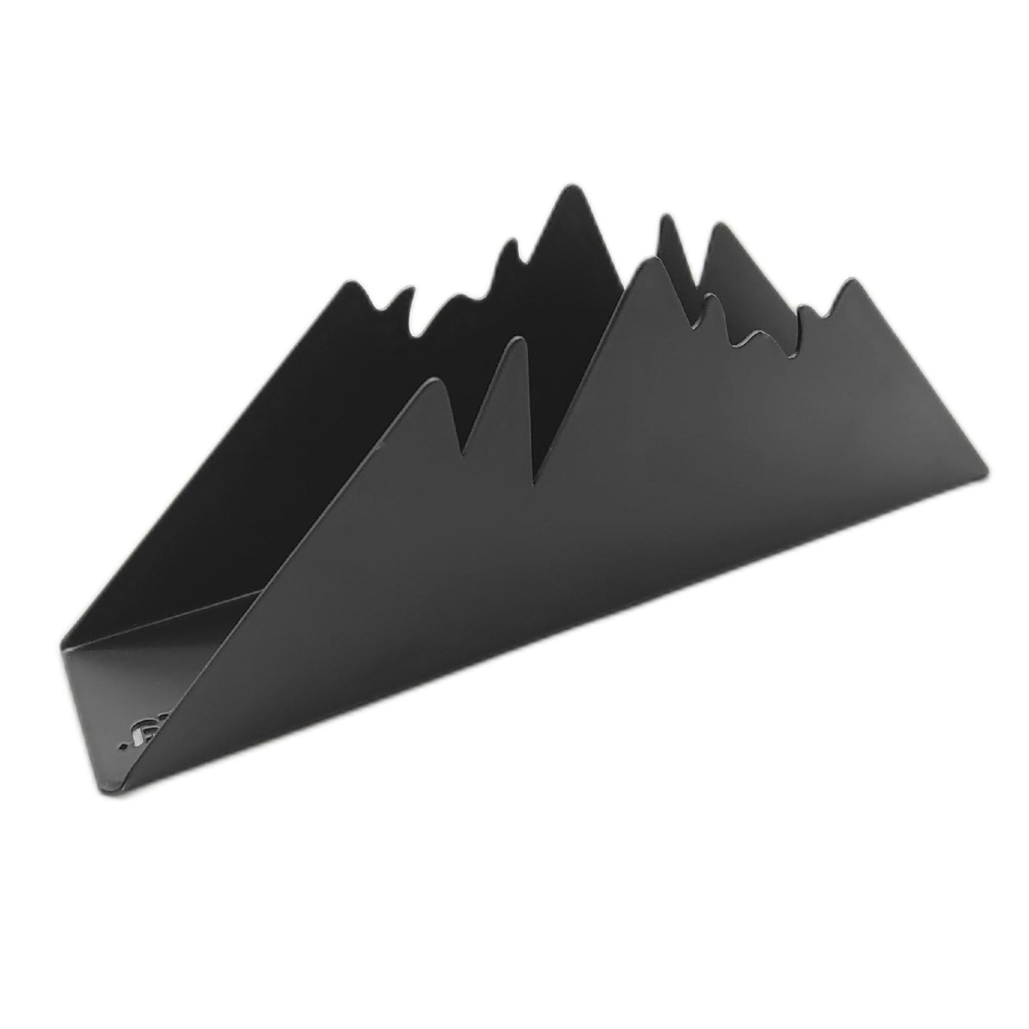 Fisura Serviettenhalter Küchenzubehör Bergmotiv Design Schwarz elegant praktisch Tischdekoration