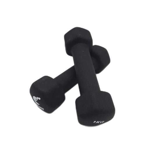 Home Gym Hanteln Fitness Training Sechseckige 1 KG Paar Rutschfestes Neopren