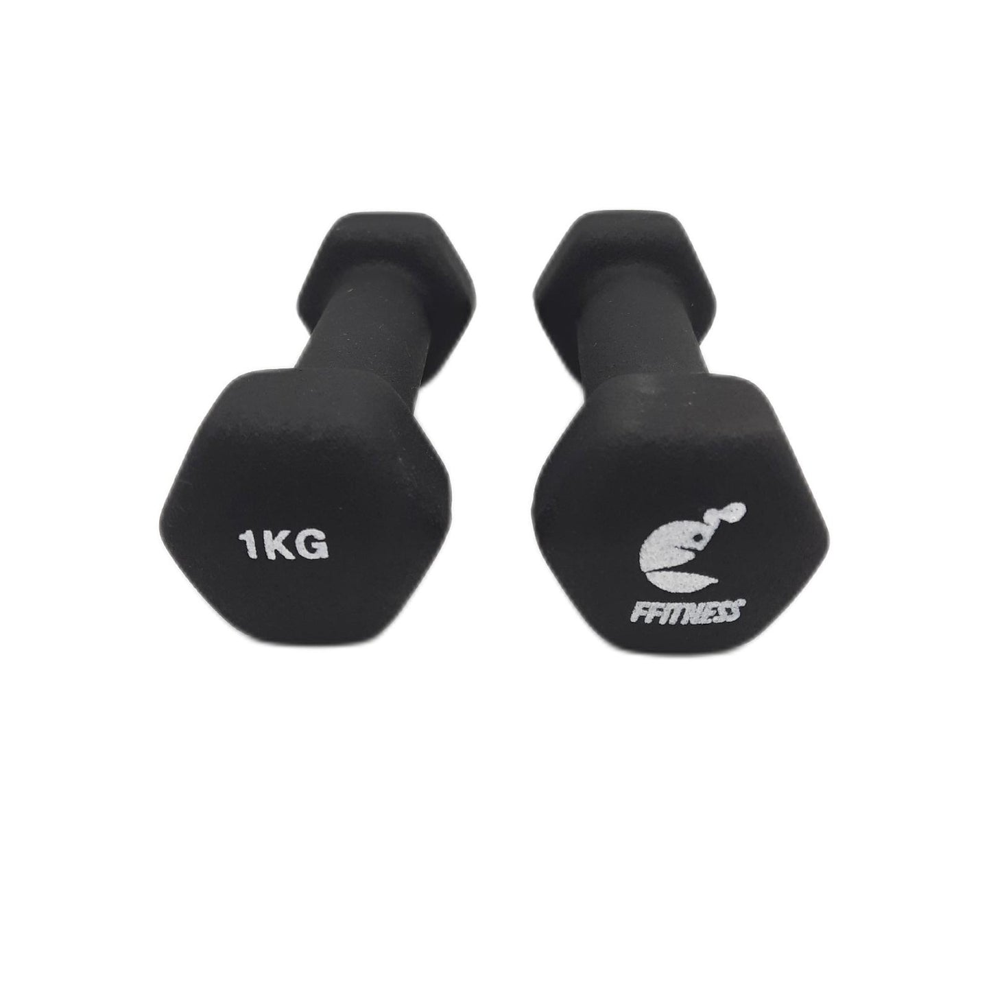 Home Gym Hanteln Fitness Training Sechseckige 1 KG Paar Rutschfestes Neopren