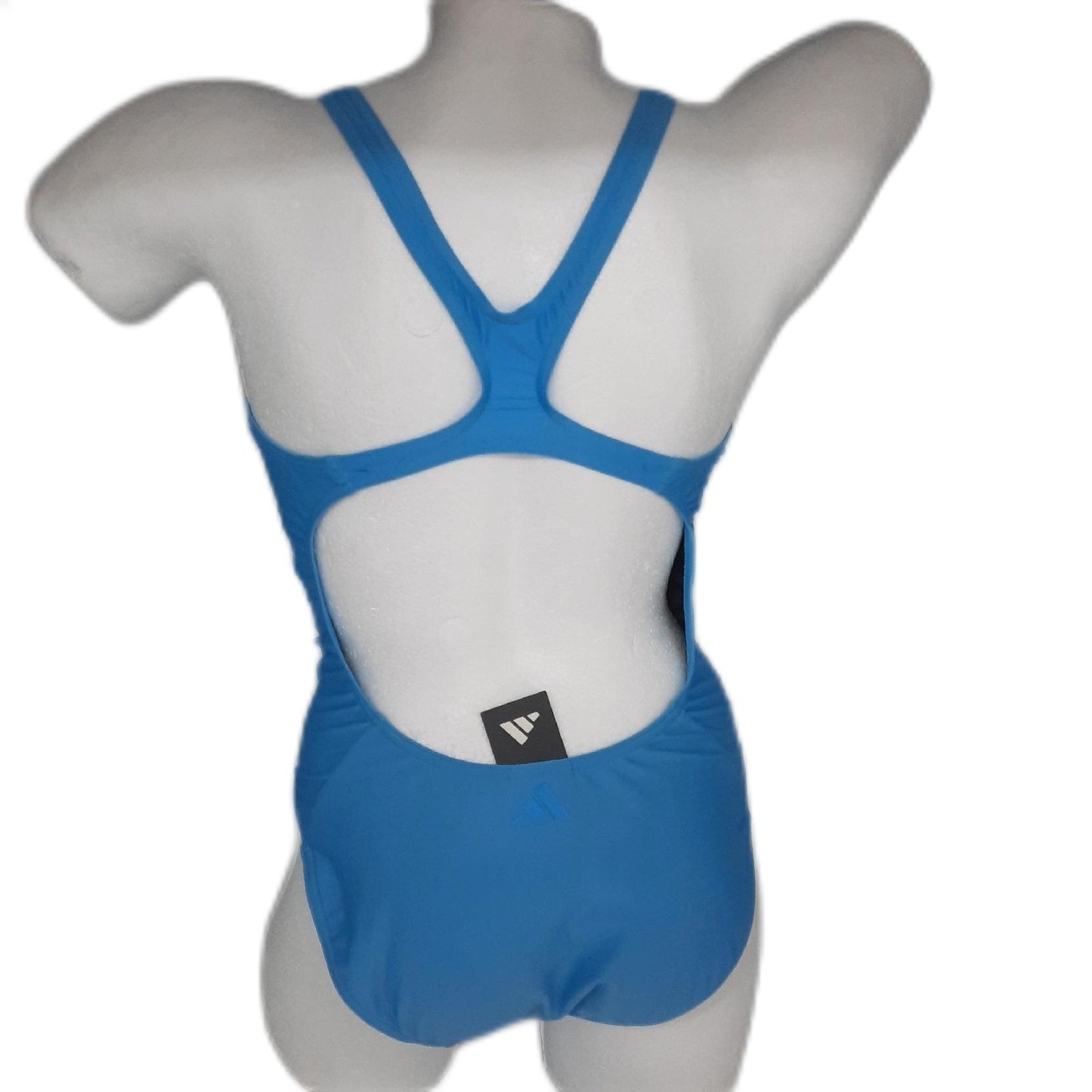 Adidas Damen Badeanzug Sportbekleidung Big Bars Blue Burst Schwimmbekleidung Fitness