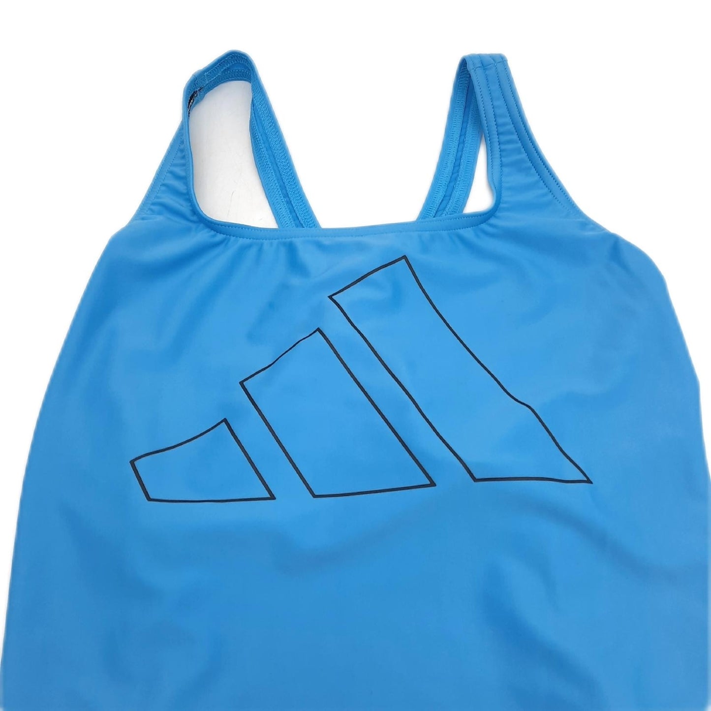 Adidas Damen Badeanzug Sportbekleidung Big Bars Blue Burst Schwimmbekleidung Fitness