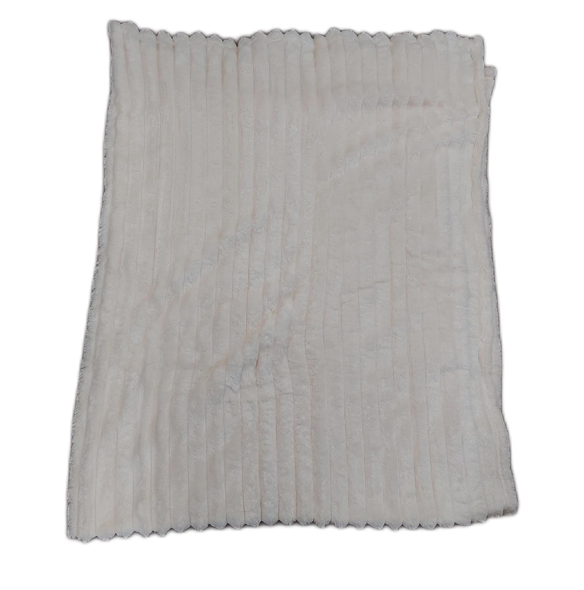 BEDELITE Kuscheldecke Flauschig Deko Decke für Couch, Cremeweiß, 150x200