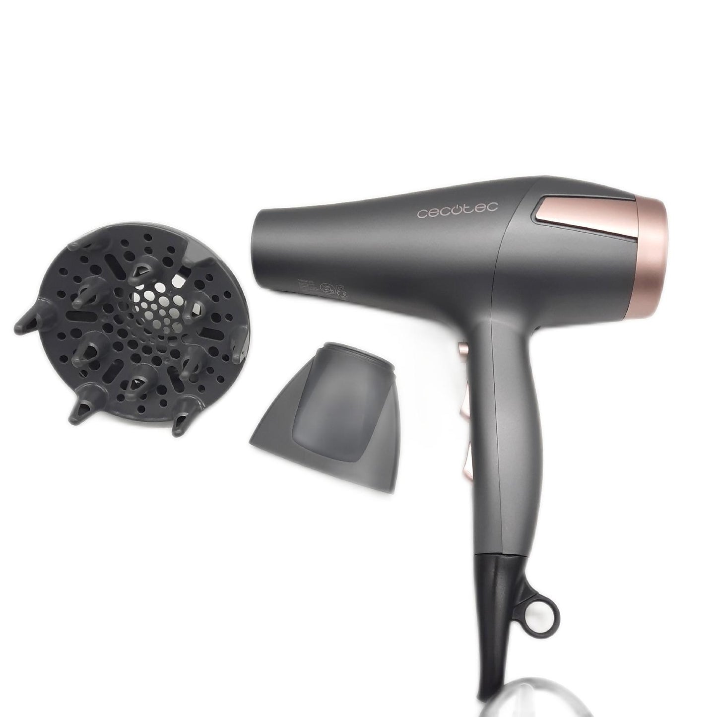 Cecotec Asciugacapelli Bamba IoniCare Radiance. 2500W con Motore DC Tecnologia