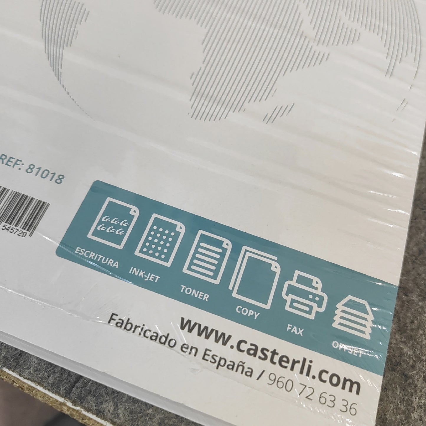 Casterli Papierblock Schreibwaren A3 81018 100 Blatt Weiß 80 Gramm Druckerpapier