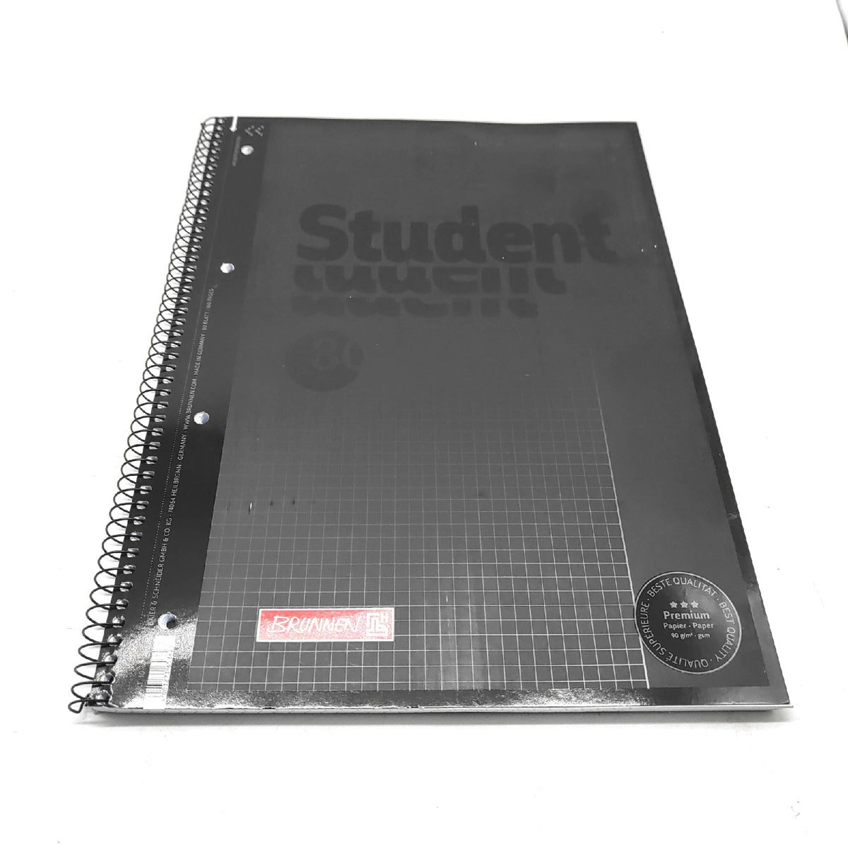 BRUNNEN Collegeblock Schreibwaren A4 Premium Student Farbcode liniert 80 Blatt On