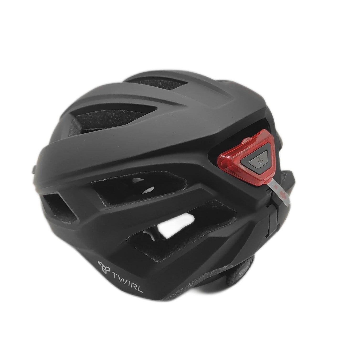 TWIRL Stadthelm Fahrradhelm Radschutz City LED Schwarz M Größe Sicherheit