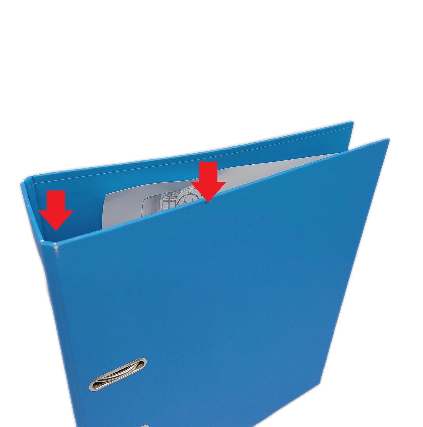 Leitz Ordner Mappe Büro Zubehör A4 Blau Dokumentenorganisation Aktenmappe für Schule