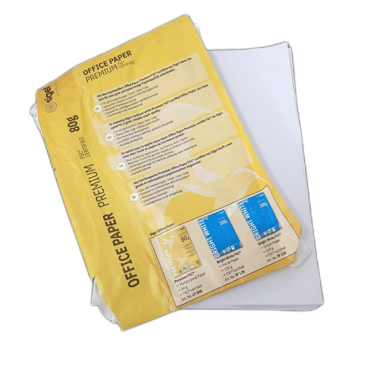 SIGEL Premium Kopierpapier Laserpapier A4 80 g 500 Blatt weiß