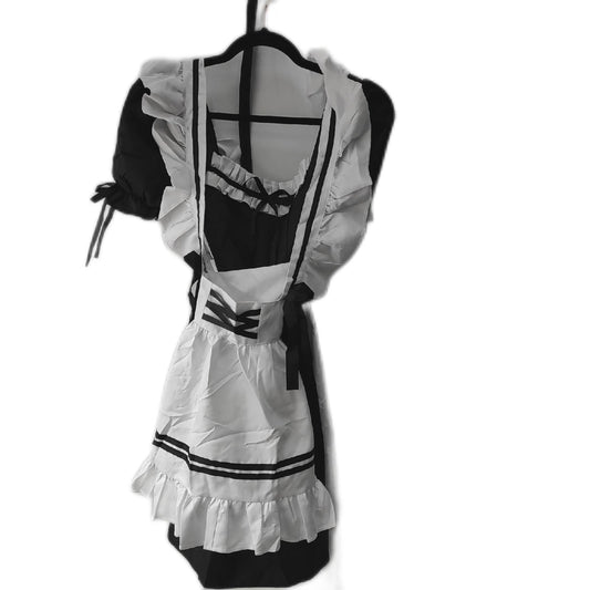 Anime Schürze Kostüme French Maid Lolita Faschingskostüm pelzige Katze Cosplay Fasnacht Party