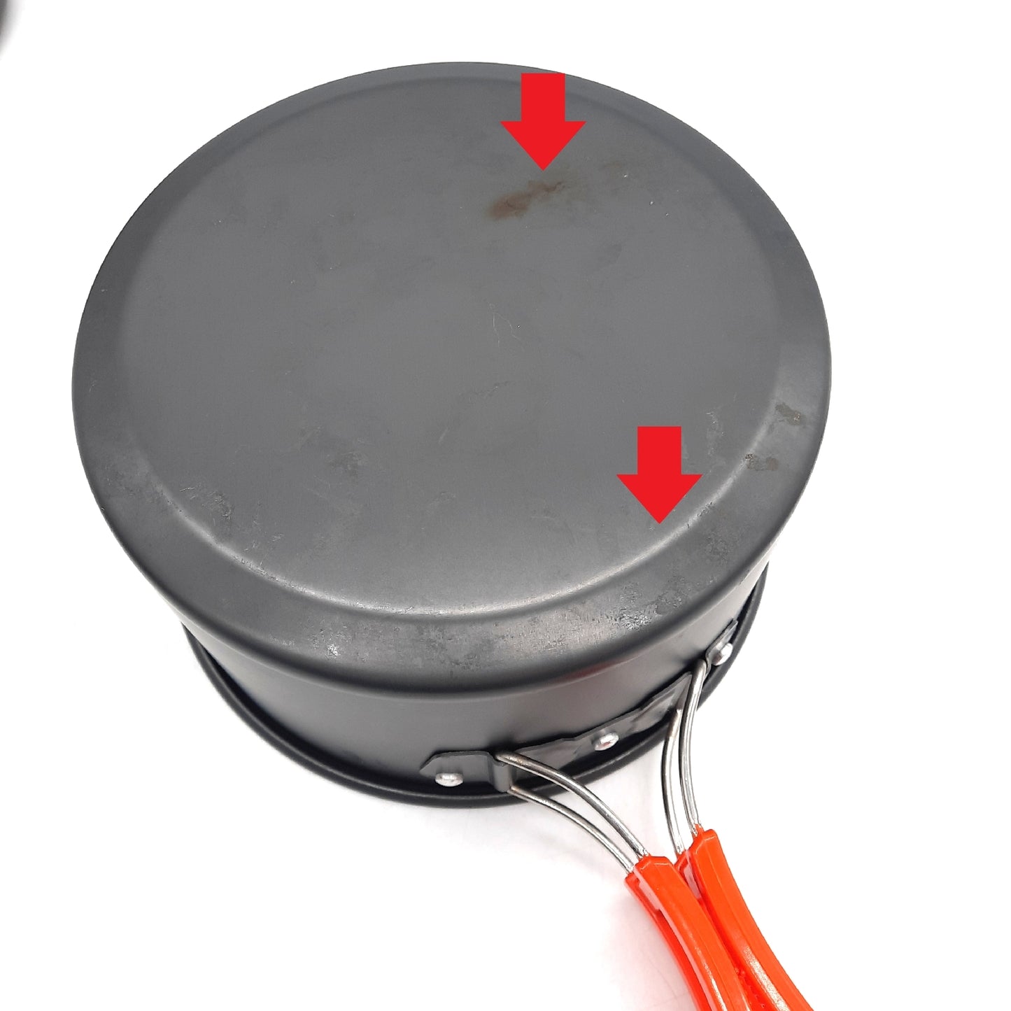 OVERMONT Camping Topfset 1 pcs Pfannenset aus haltbarem Aluminiu - Unvollständig