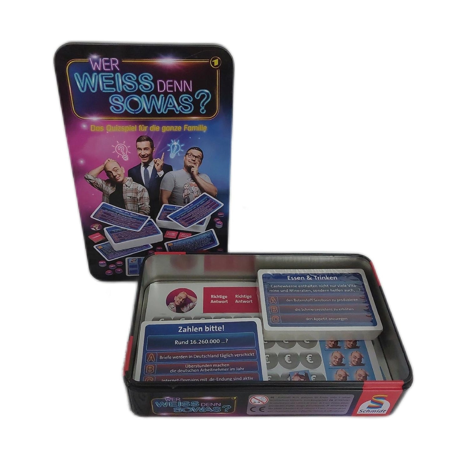 Schmidt Spiele Brettspiel Gesellschaftsspiel 51441 Wer Weiss denn sowas Bring Mich Quizspaß Spiel