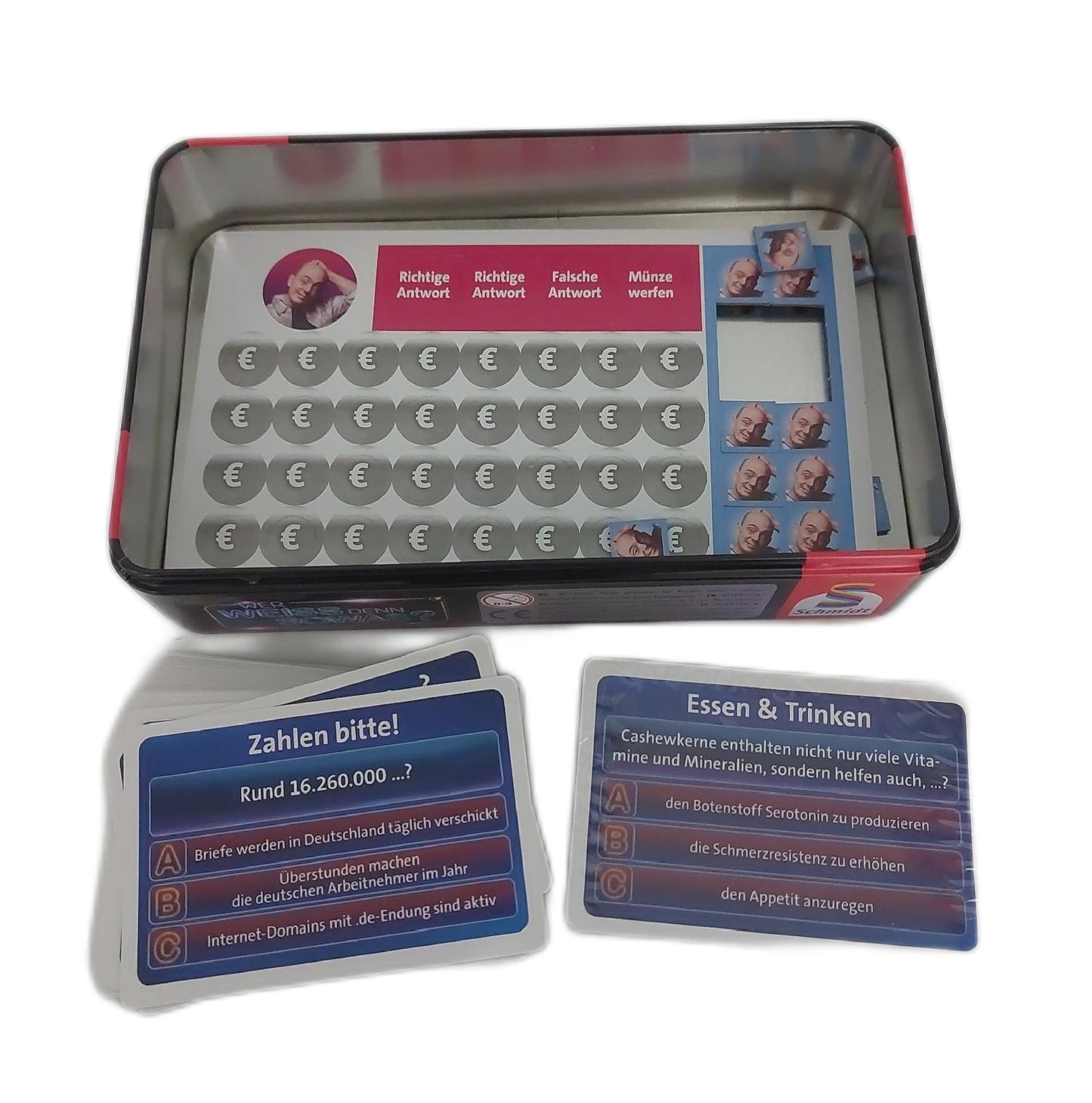 Schmidt Spiele Brettspiel Gesellschaftsspiel 51441 Wer Weiss denn sowas Bring Mich Quizspaß Spiel