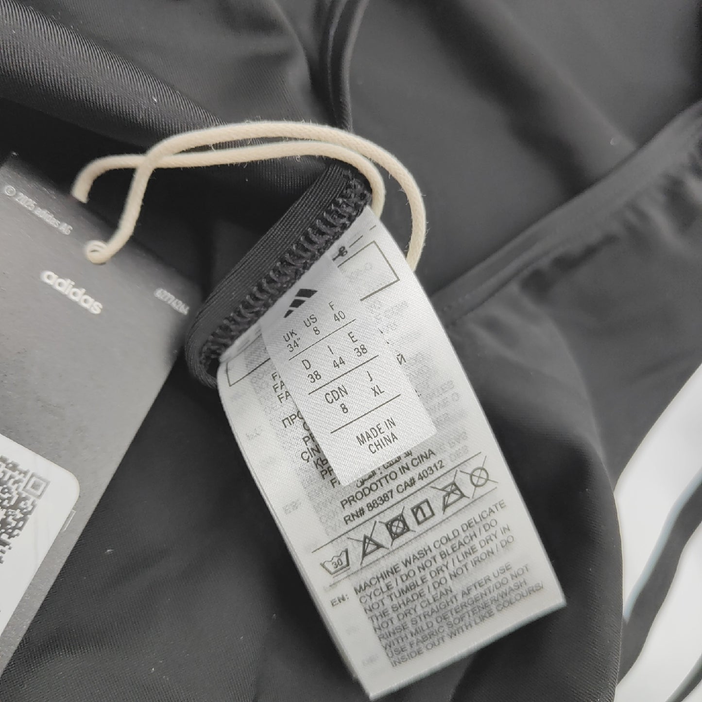 Adidas Badeanzug Damen Sportbekleidung 3 Streifen C Back Schwarz Weiß Bades