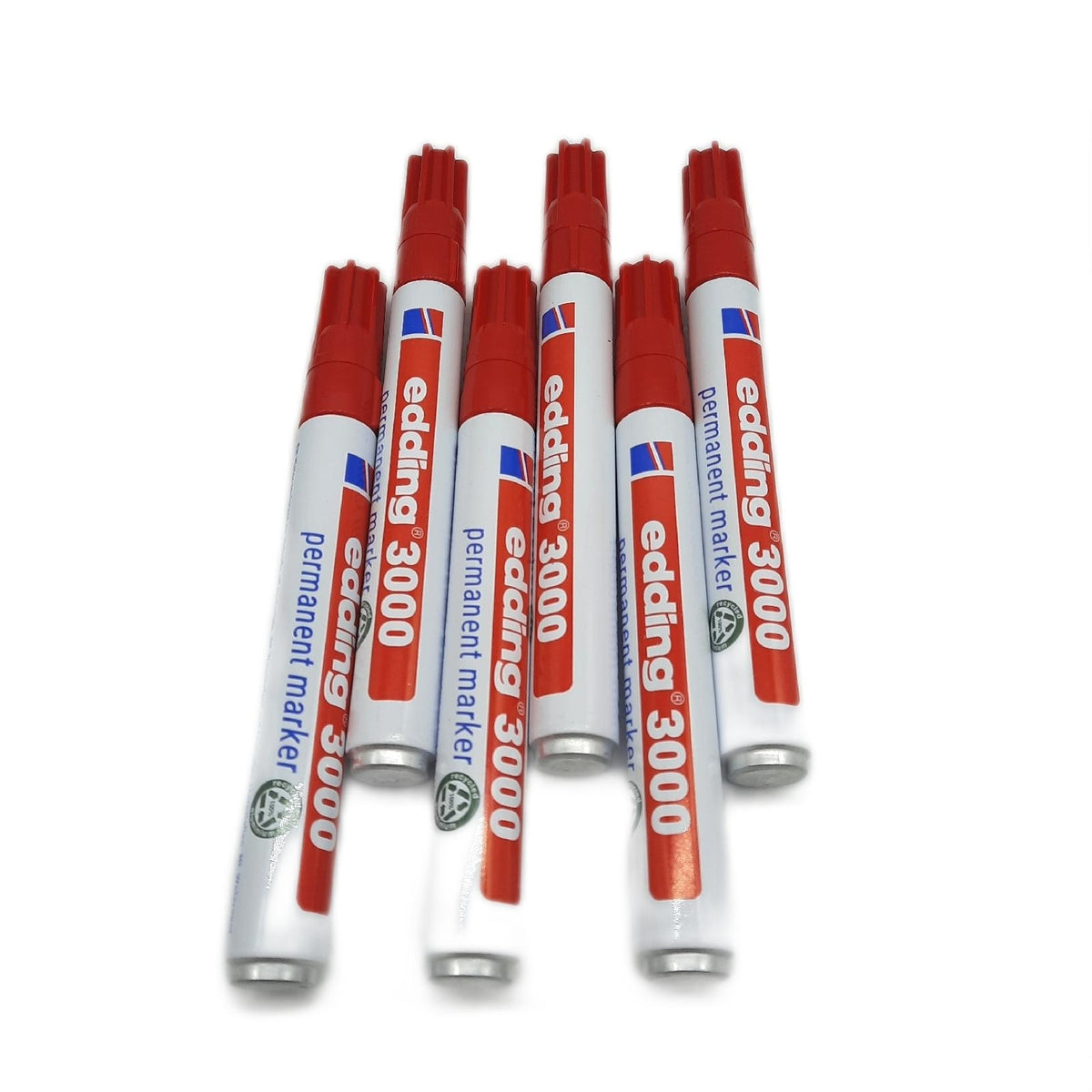 edding 3000 Permanentmarker - rot - 10 Stifte - Rundspitze 1 5-3 mm