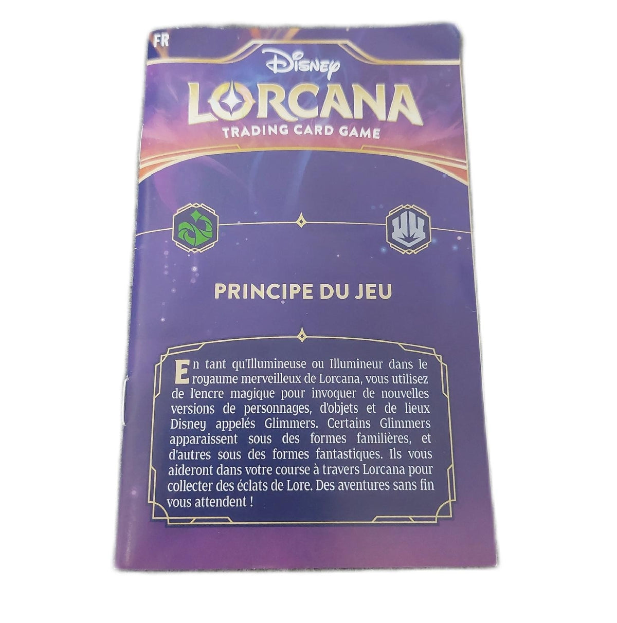 Ravensburger Disney Lorcana TCG Starter Deck glitzernder Himmel Smaragd Stahl Lieferung