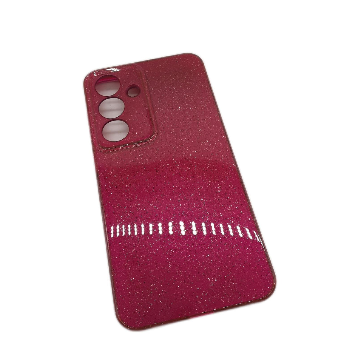 Eherui Glitzer Silikonhuelle fuer Samsung Galaxy S24 S25 Stoßfest Dünn Weich Anti Fingerabdruck Rose Lila