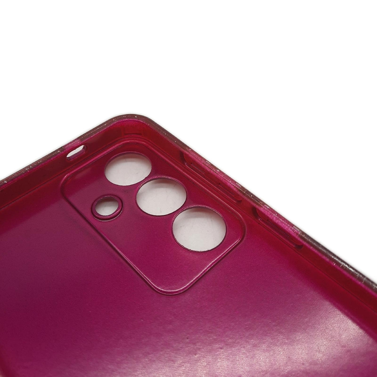 Eherui Glitzer Silikonhuelle fuer Samsung Galaxy S24 S25 Stoßfest Dünn Weich Anti Fingerabdruck Rose Lila