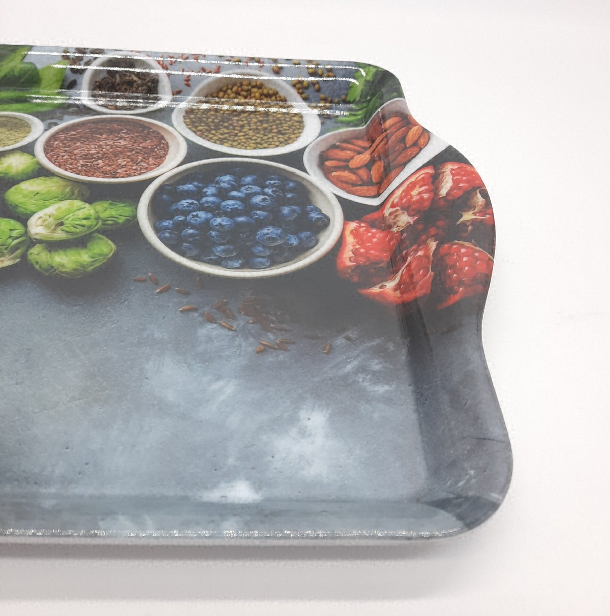 KESPER Serviertablett Melamin Kunststoff Motiv 48 x 30 x 35 cm leicht und robust