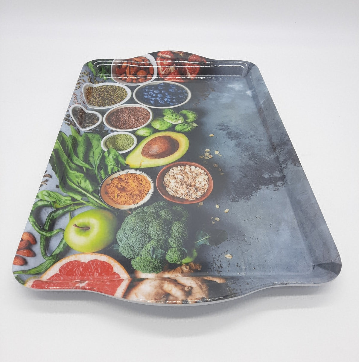 KESPER Serviertablett Melamin Kunststoff Motiv 48 x 30 x 35 cm leicht und robust