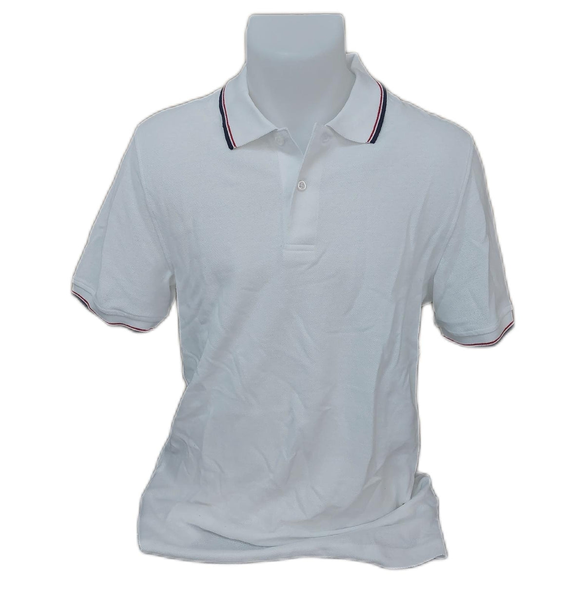 Amazon Essentials Shirt Herren Poloshirt Slim Fit Baumwolle Piqué Kurzarm Weiß Thin Stripe XS