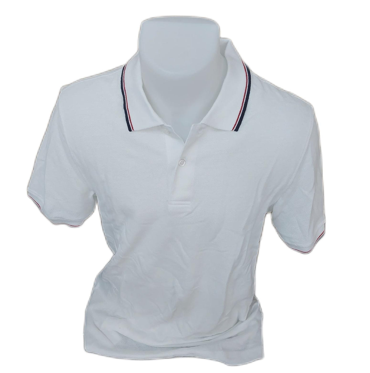 Amazon Essentials Shirt Herren Poloshirt Slim Fit Baumwolle Piqué Kurzarm Weiß Thin Stripe XS