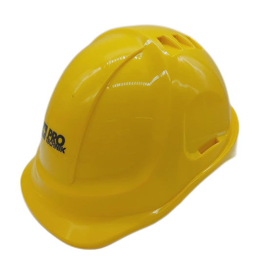 KOTARBAU Schutzhelm Sicherheitsausrüstung Bauhelm Einstellbar Gelb robust sicher