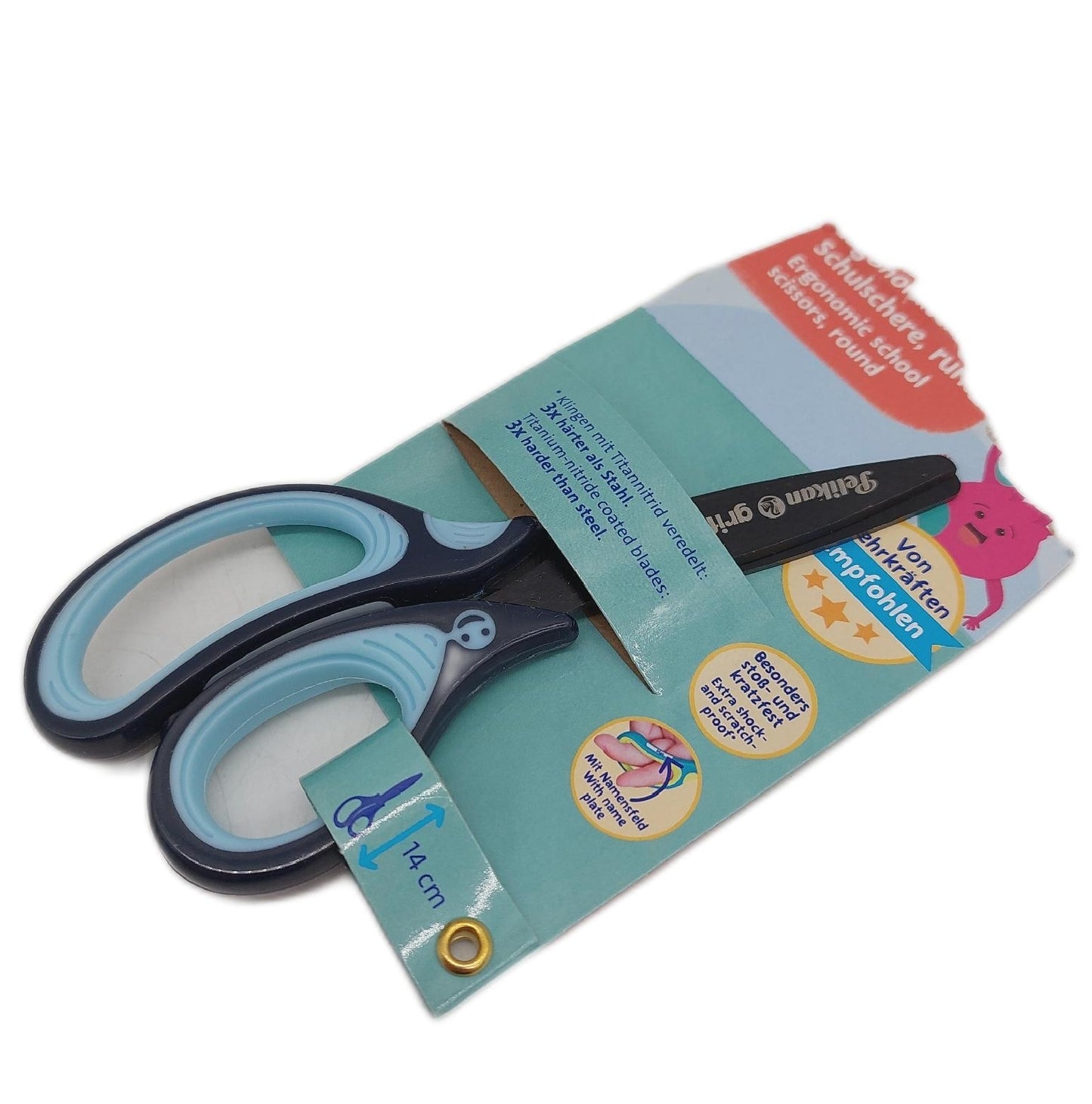 Pelikan 803502 griffix Schulschere Blau Rechtshänder Teacher Educational