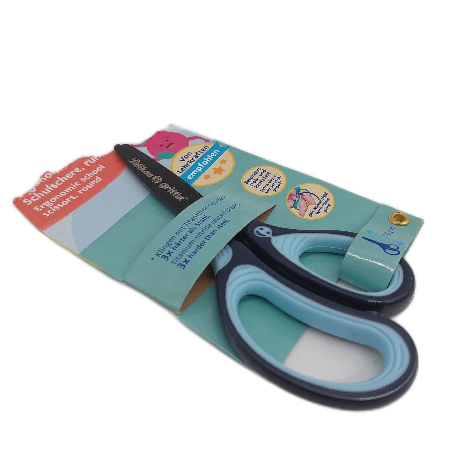 Pelikan 803502 griffix Schulschere Blau Rechtshänder Teacher Educational