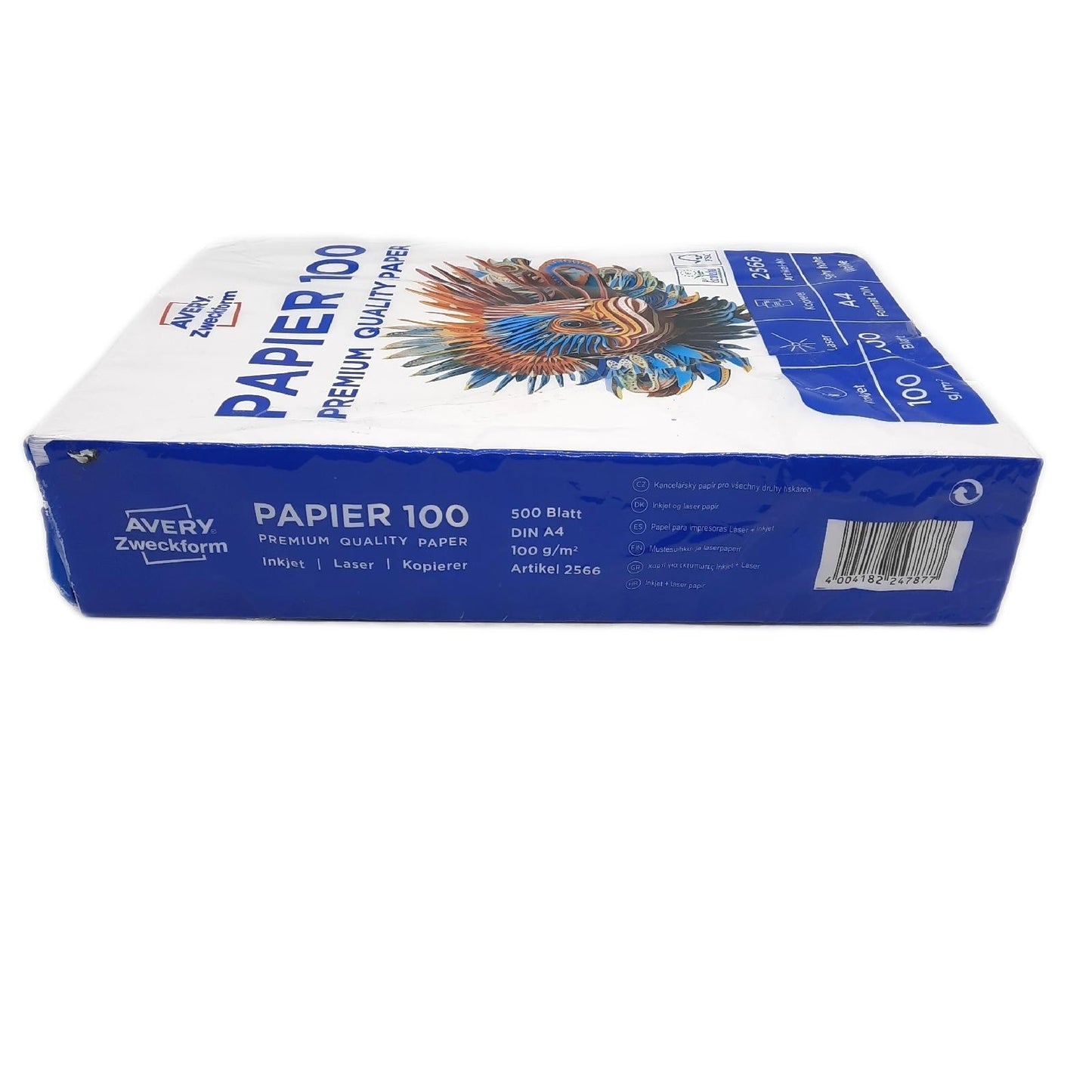 Avery Zweckform Bright White Inkjetpapier A4 100 g 500 Blatt Imp - Unvollständig