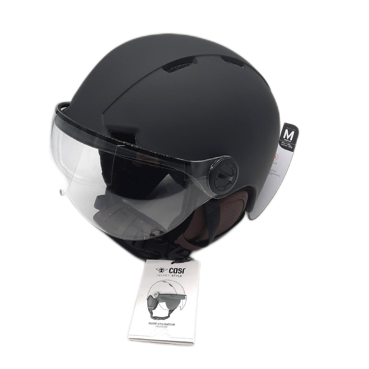 CASR Style Urbaner Lifestyle Helm Fahrrad Transparentes Visier Sicherheit Komfort Luftdurchlässig