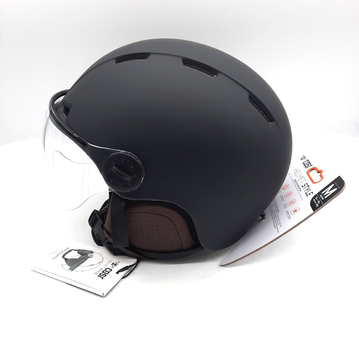 CASR Style Urbaner Lifestyle Helm Fahrrad Transparentes Visier Sicherheit Komfort Luftdurchlässig