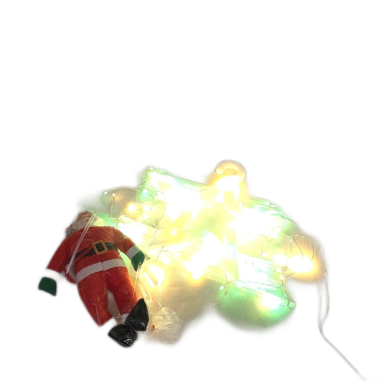 Opard Weihnachtsbeleuchtung Dekoration 12Ft3.65M Kletternder Weihnachtsmann Xmas