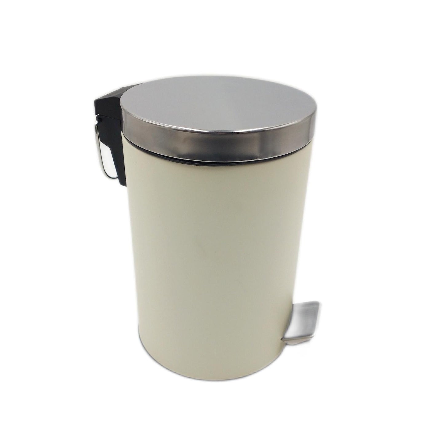 Zeller Mülleimer Haushaltsartikel 18218 3 Liter Cremefarbe Pedal E