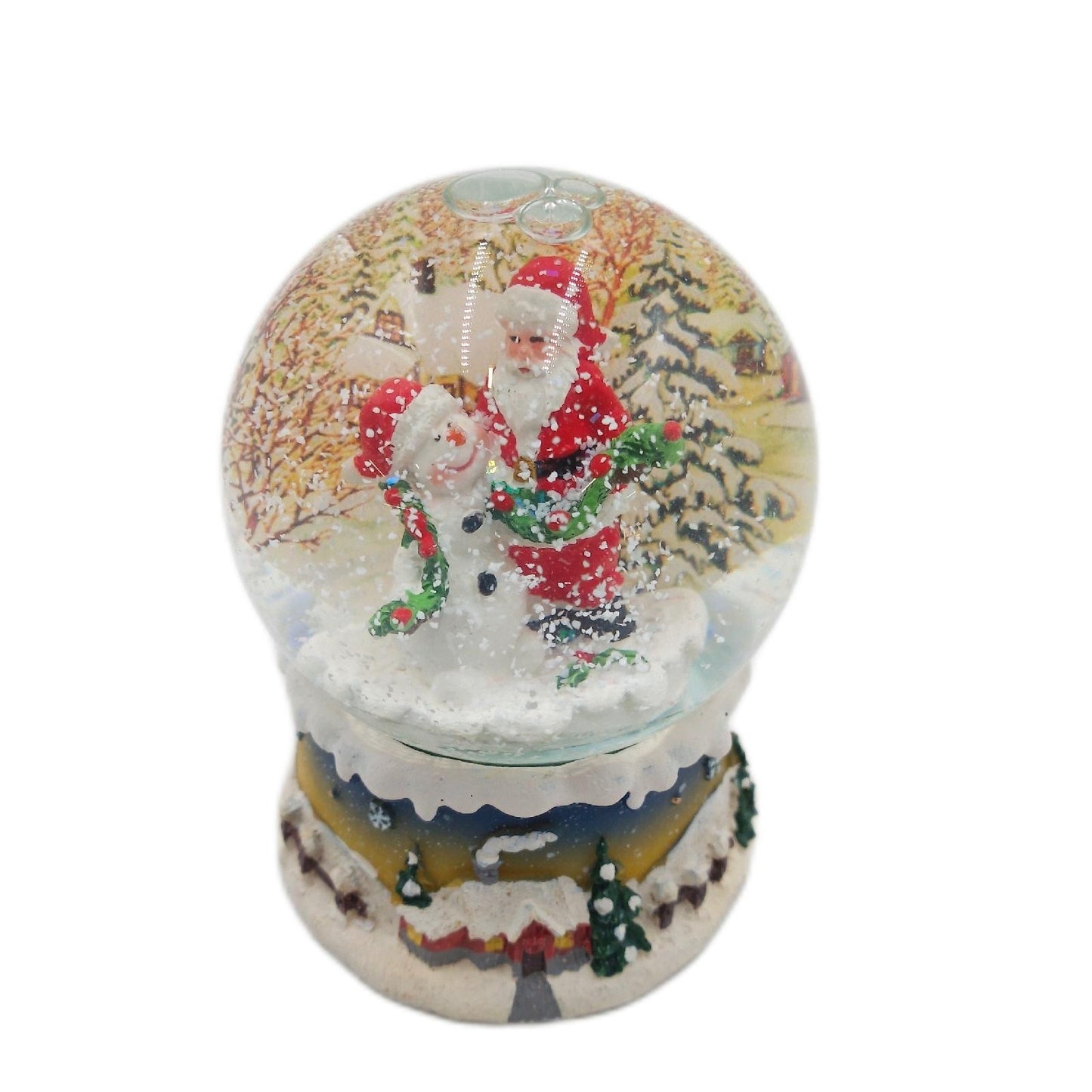 Dekohelden24 Dekoration Weihnachten Winter Schneeball Weihnachtsmann Schneemann festlich stilvoll