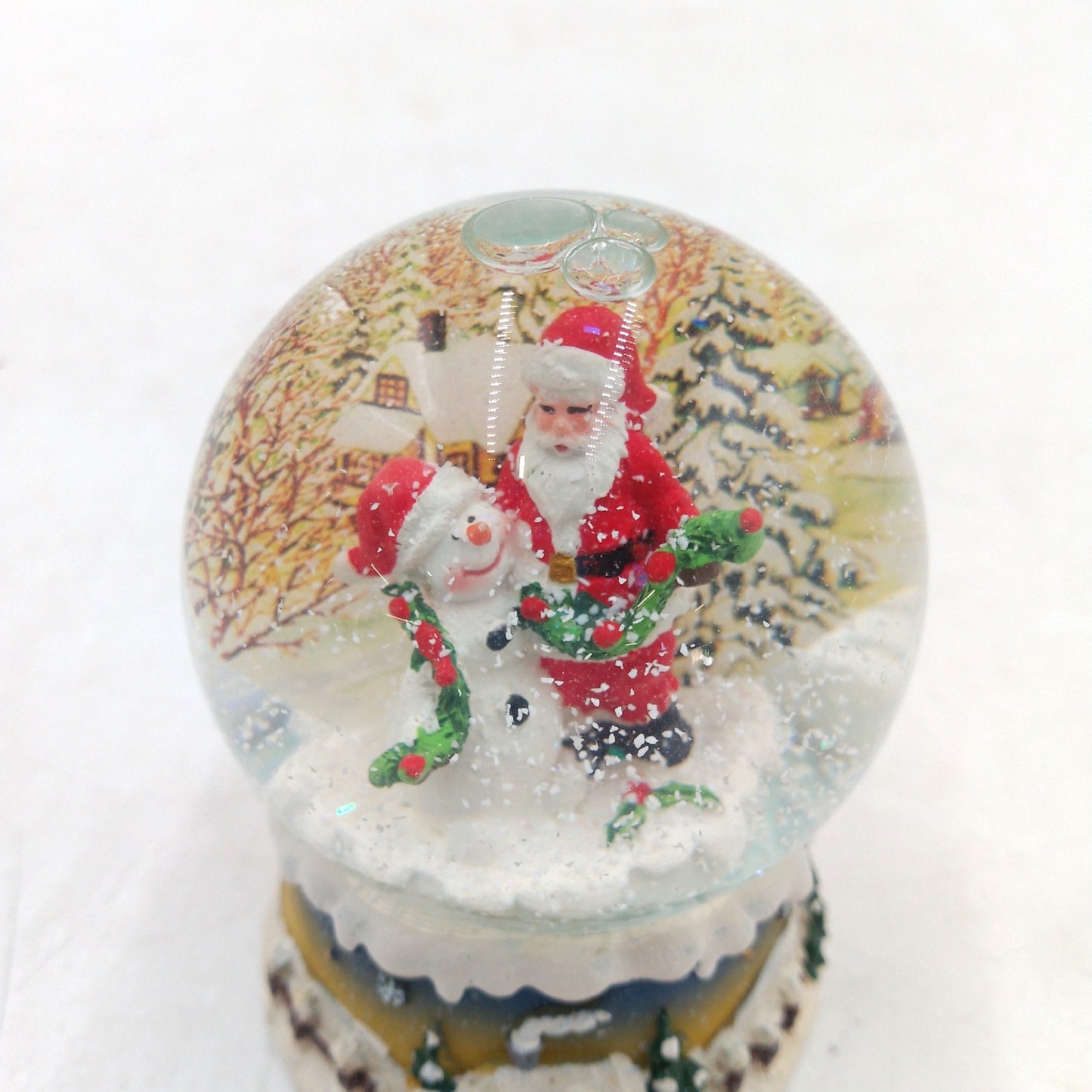 Dekohelden24 Dekoration Weihnachten Winter Schneeball Weihnachtsmann Schneemann festlich stilvoll