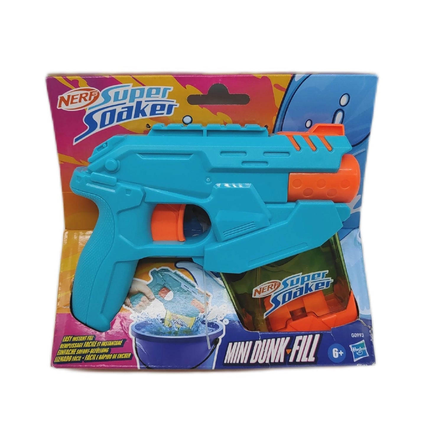 Nerf Super Soaker Mini Dunk-Fill Wasserblaster klein handlich auch zum Mitnehmen