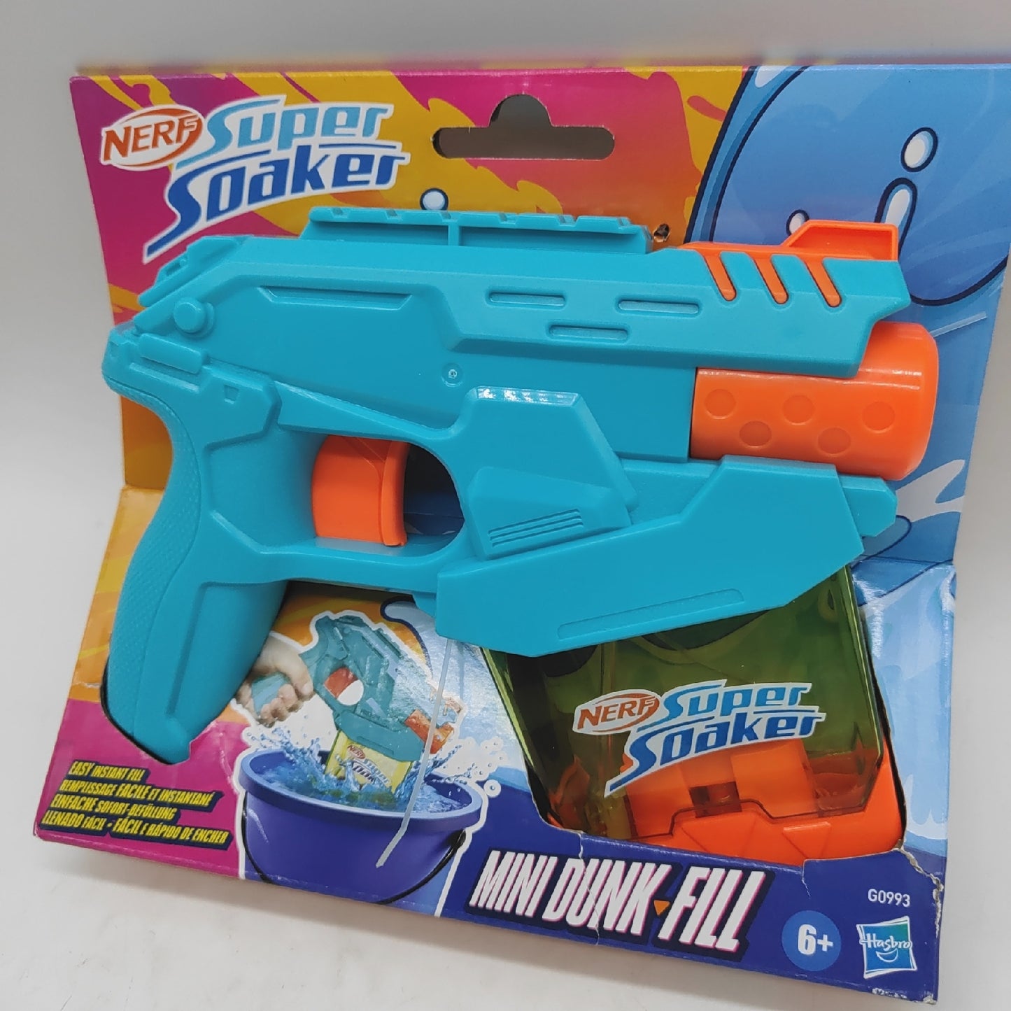 Nerf Super Soaker Mini Dunk-Fill Wasserblaster klein handlich auch zum Mitnehmen